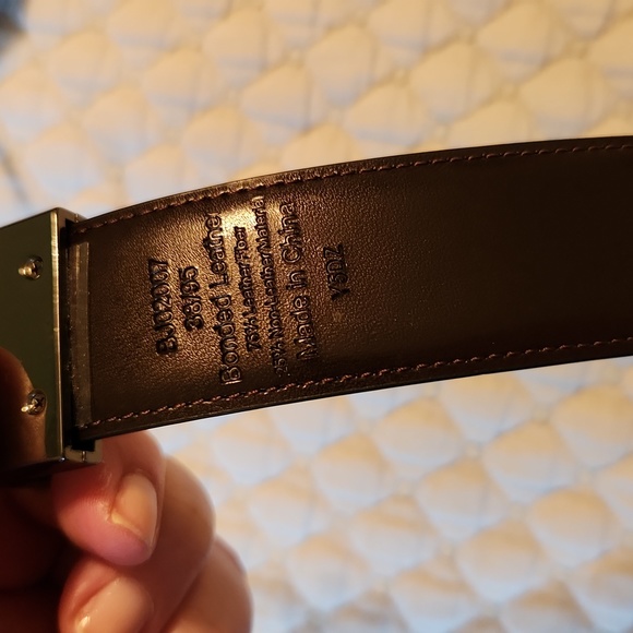 Reversible Mens Belt Bonded Leather Swivel Graphite Buckle Black Brown Size 38 - Picture 8 of 11